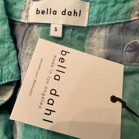 Bella Dahl Button Down Light Top with Roll Up Sleeves Size Small NWT - Picture 5 of 6